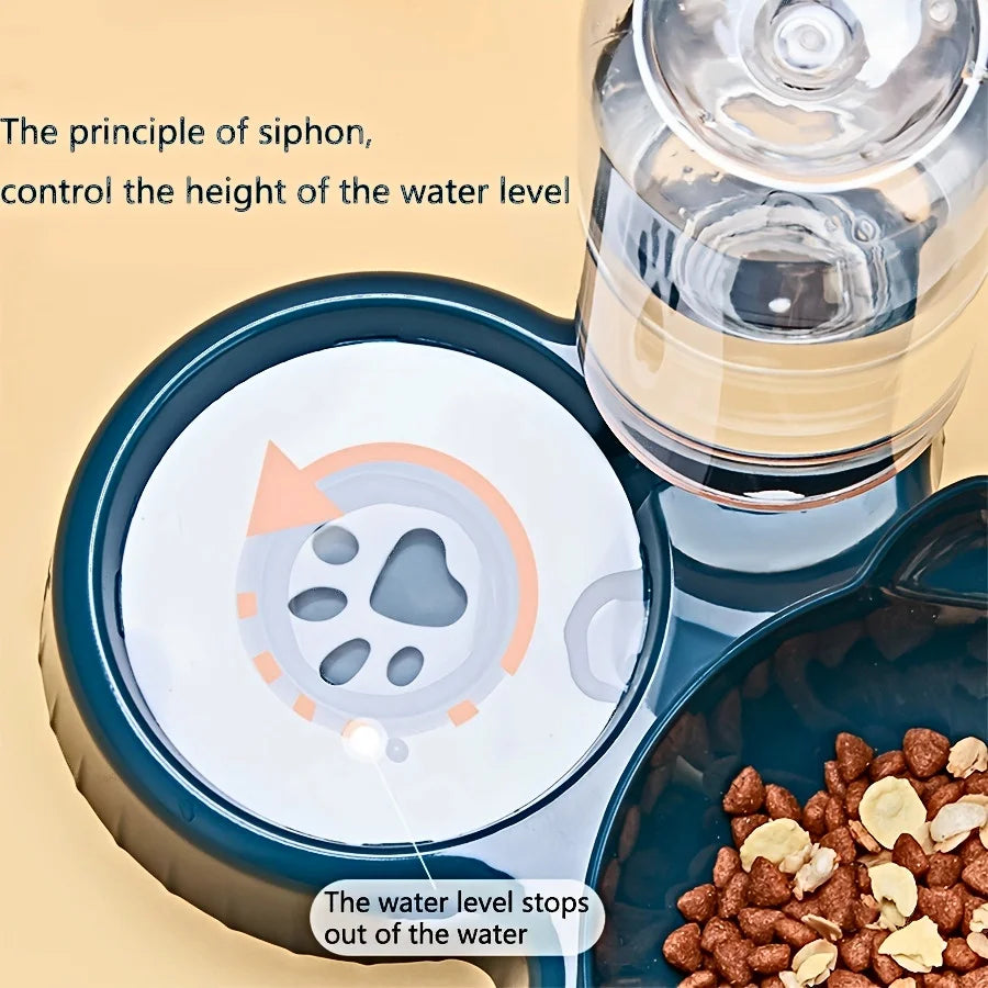 Cat Water And Food Bowl Set