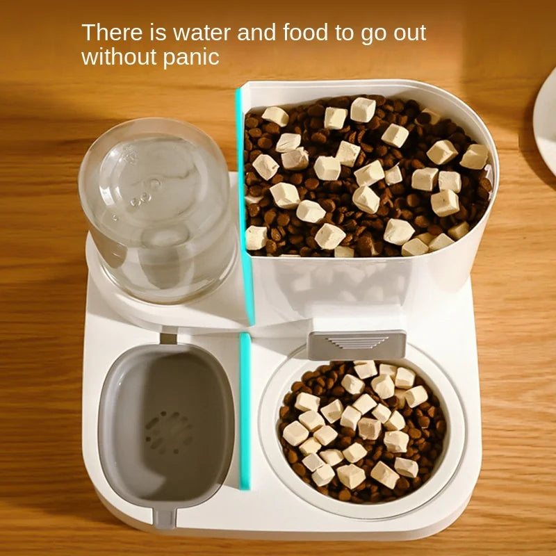 Automatic Cat Feeding and Water Feeding