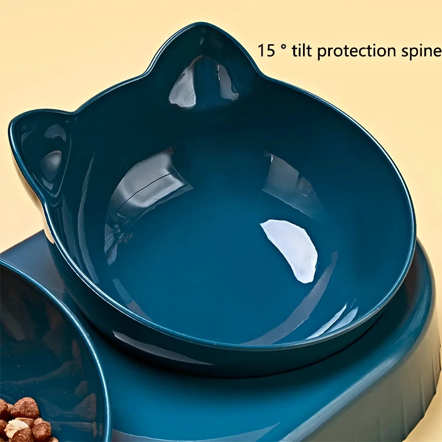 Cat Water And Food Bowl Set