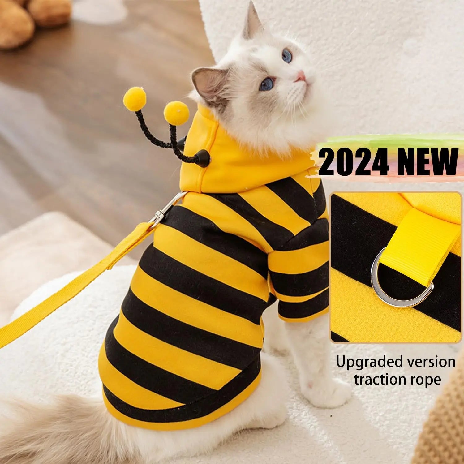 Cat Bee Hoodie